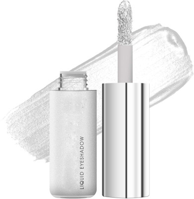 GABBU New White Metallic Liquid Eyeshadow with Radiant Shimmer Finish 7 g(Metallic white)