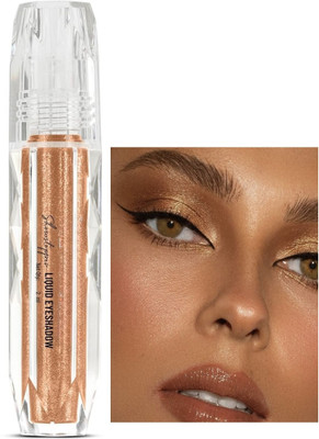 Yuency Liquid Eyeshadow Non-Transfer & Insta DryGold,Metallic & Shimmery Finish 2 ml(Desert Gold)