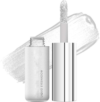 Jiwoo Metallic Liquid Eyeshadow Highly Pigmented & Long Lasting Eyeshadow(matelic white)