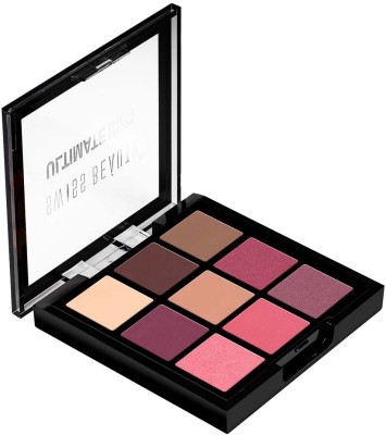 SWISS BEAUTY Ultimate 9 Pigmented Colors Eyeshadow Palette 6 g(Shade-01)