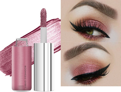GULGLOW99 Liquid Eyeshadow | Highly Pigmented Eyeshadow With Radiant Shimmer 7 ml(PINK)