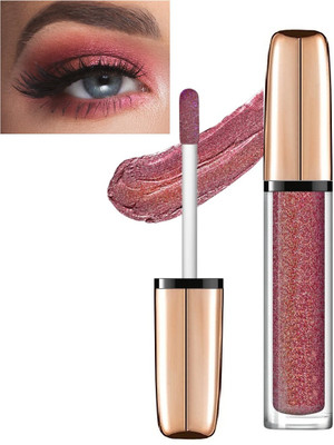 tanvi27 New Long Lasting Waterproof Rose Gold Liquid Eyeshadow Quick-drying Shimmer 7 ml(ROSE GOLD)
