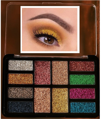 nn eyeshadow palette shimmer new look water proof pack of 1 18 g(MULTI COLOR)