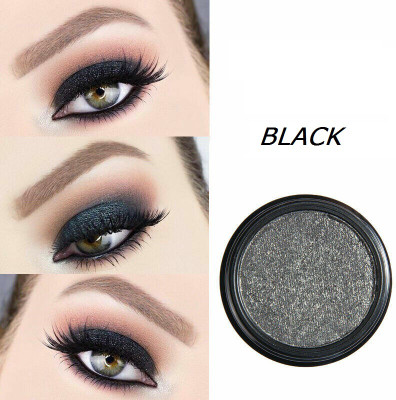 HUZURLU 5D Wet Eyeshadow for Shimmer, Highly Pigmented Makeup 5 g(black)