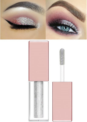 BLUEMERMAID MATTE LIQUID SILVER EYE SHADOW SHIMMERY SHINY FORMULA 4 ml(SILVER)