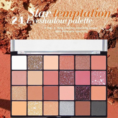 Neycare Shimmer Eyeshadow| Highly Pigmented & Shimmery Matte Finish 25 g(multi color)
