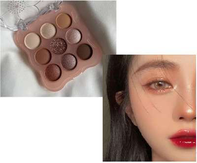 AFARAXIA Best Eyeshadow Palette Long Lasting Blendable Eye Makeup Palette 13 ml(Muliti color)