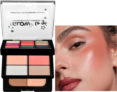 Yuency Highly Pigmented Eyeshadow ,blush and highliter palette 25 g(Multicolor)