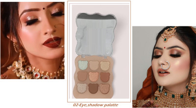 Jiwoo Shimmer and Matte Eyeshadow Palette 12 g(MULTI-COLOUR)