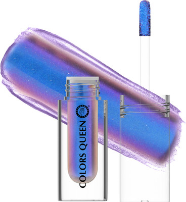 COLORS QUEEN Multichrome Highly Pigmented Long Lasting Smudge Proof Metallic Liquid Eyeshadow 1.8 g(8 - Pole Star)