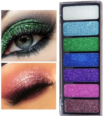 MYEONG shimmer glitter eyeshadow multi shades 11.26 g(Multicolor)