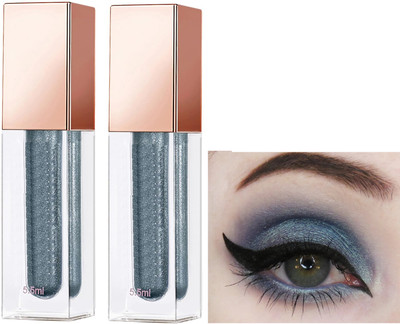 ADJD Combo Metallic Liquid Glitter Eyeshadow 11 ml(Sky blue)