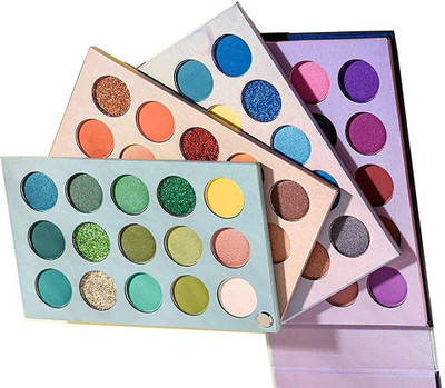 viewtik Eyeshadow 60Color Mattes And Shimmers High Pigmented Color Board Palette 80 g(Multi)