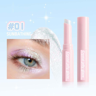 GABBU SilverEyeshadow Crayon Stick Ultra Pigmented Longlasting Eye Make Up 3 g(silver)