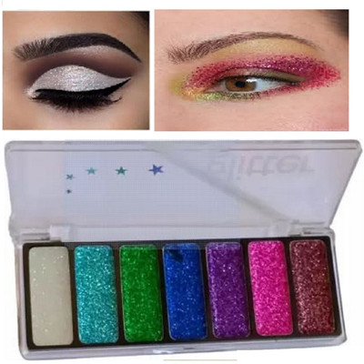 Luipui GLITTER 7 COLOR BEST EYESHADOW MAKEUP 11.26 g(MULTICOLOR)