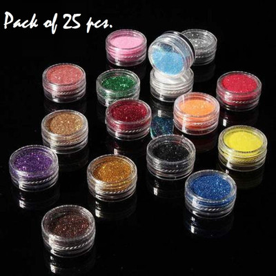 SEUNG Glitter Shine Eye Shadow Powder Multi Color 25 Color (MULTI COLOR) 50 g(MULTI COLOR)