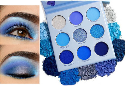 Libline Shimmery and Glitter Finish Mini Eyeshadow Palette 9 g(MUTICOLOR)