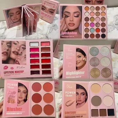 URBANUCANBE Multipurpose 5 in 1 makeup book Eyeshadow & FACE & LIPS 200 g(MULTICOLOR)