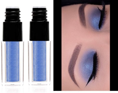 ADJD Combo Highly Pigmented Eyeshadow With Radiant Shimmer Finish Blue 8 g(Blue)