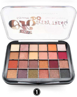 WECHARMERZ Long-Lasting Waterproof Matte & Shimmer Eye Makeup Eyeshadow Palette 32 g(Shade-1)