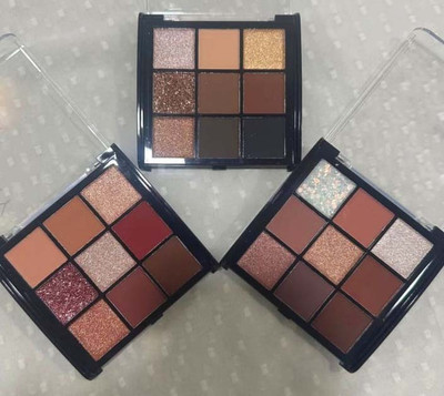 Latixmat Multishade Eyeshadow Pallete Pack Of 3 23 g(Multicolor)