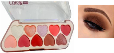 Luipui long lasting eye shadow palette in good colors pack of 1 10 g(multicolor)