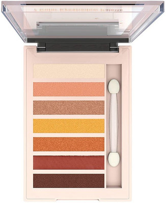 THTC MATTE SHIMMERY SHINE MULTI COLOR WATER PROOF MINI EYE SHADOW PALETTE 14 g(MULTI COLOR)