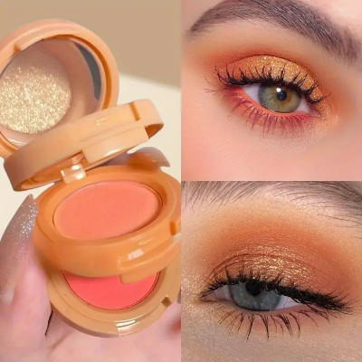 HUZURLU 3-in-1 Eyeshadow, Blush & Highlighter Kit 4.6 g(Multi Shade)