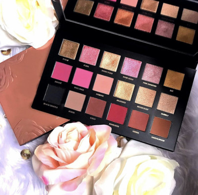 SkinOza Edition 18 Colors Rose Gold Remastered Beauty EyeShadow Palette Eye Shadow 18 g(Multicolor Palette)