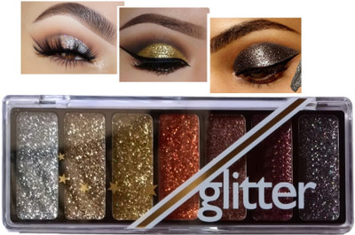 REIMICHI Multi Use Eye shadow Glitter/Shimmer Water Prof & Long Lasting 11.26 g(multi color)