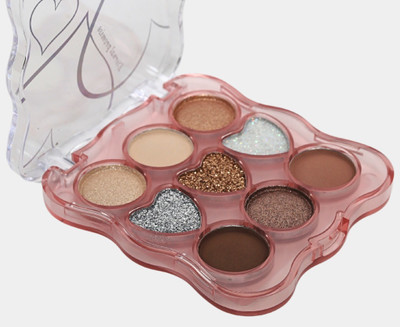 EVERERIN 9in1 Eyeshadow Palette | Super-blendable, Smudge-proof 11 g(Multicolor)