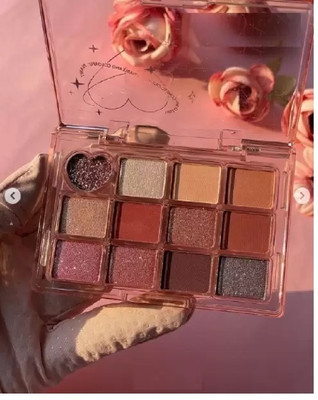 THTC Korean Eyeshadow palette 14 g(Multicolor)