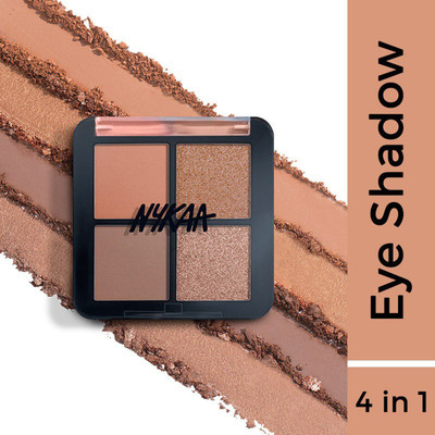 NYKAA Eyes On Me 4 in 1 Quad Eyeshadow Palette Desk to Date 5g 5 g(Desk to Date)