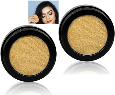 tanvi27 Pro Metallic & Shimmery Shine Finish Exposed 5D Gold Wet Eyeshadow Combo 10 g(GOLD)