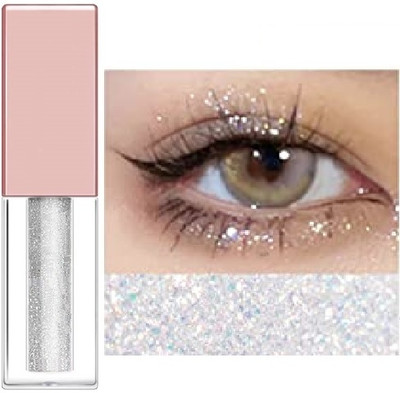 BLUEMERMAID PROFESSIONAL SILVER LIQUID EYE SHADOW SHIMMERY SHINY FORMULA 4 ml(SILVER)