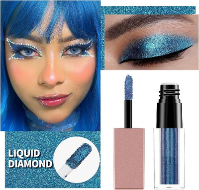 BLUEMERMAID Best Liquid Eyeshadow Non-Transfer & Insta Dry 4 ml(Blue)