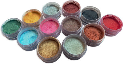 vizo Eyeshadow Powder (12 Colors Shimmer Eyeshadow) Eye Shadow 12 g(Multicolor)