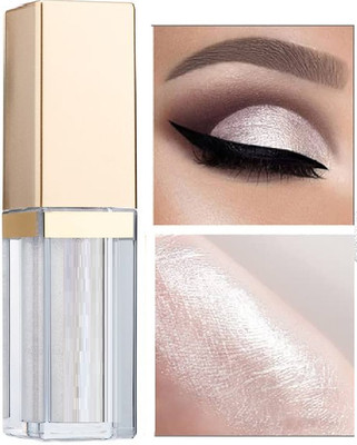 ADJD Metallic Liquid Eyeshadow Eyeshadow with Radiant Shimmer Finish 4 g(WHITE)