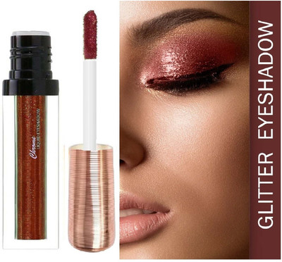 THTC Metallic Liquid Eyeshadow with Radiant Shimmer Finish 006 6 ml(Rustic Red)