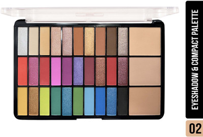 Shryoan Color Studio Eyeshadow & Highlighter Palette | Highly Pigmented & Matte Finish 38 g(Multicolor 02)