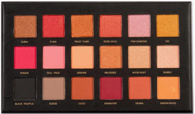 Kreelax 18 Shades of Shimmer and Matte Eyeshadow Palette 18 g(Multicolor)