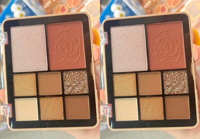 ADJD COMBO 6 COLOUR MATTE & SHIMMER EYESHDAOW WITH HIGHLIGHTER, BLUSHER 27 g(MULTI COLOR)