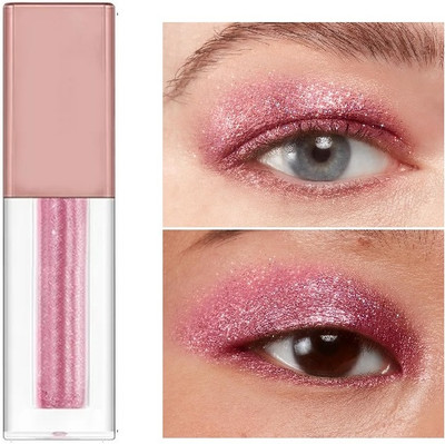 urbanfox Highly Pigmented Light Pink Metallic Liquid Eyeshadow 4 ml(Light Pink)