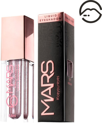 MARS Metallic Liquid Glitter Eyeshadow | Waterproof & Highly Pigmented | Smooth Glide 5.5 ml(11 GALACTIC DUST)