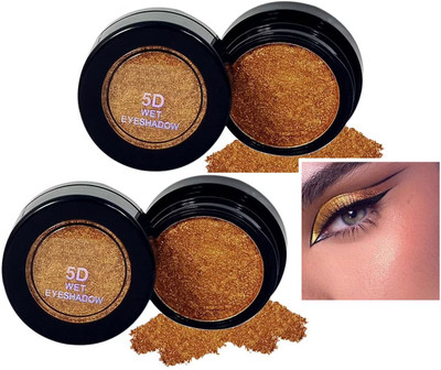 tanvi27 Best Shimmery Shine Exposed 5D Wet & High Pigmented, Glitter Copper Eye Shadow 10 g(COPPER)