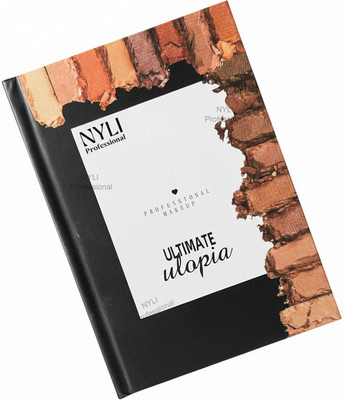 NYLI Professional High Pigment 4 Pages Makeup book | Highlighters, Blushers, Eyeshadows & Contour 200 g(Multicolor)