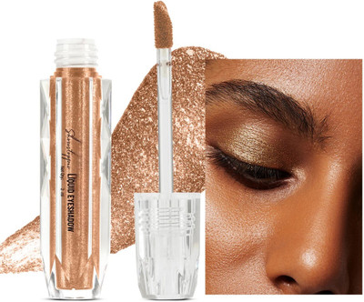 Yuency Liquid Eyeshadow | Highly Pigmented Eyeshadow With Radiant Shimmer Finish 2 ml(Gold)