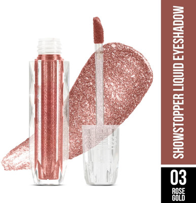 Richee Showstopper Liquid Eyeshadow Gel-Based Formula Shimmer Finish 2 ml(Rose Gold)