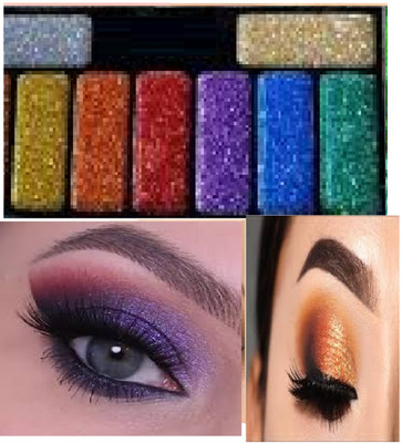 Luipui MULTI COLOR EYE SHADOW GLITTER PACK OF 1 11 g(multicolor)