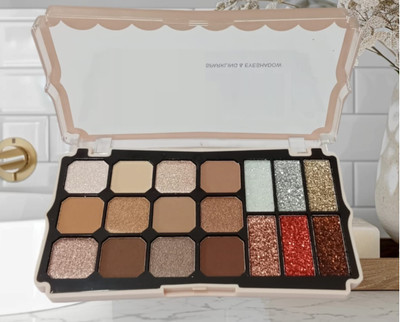 HUZURLU Matte & Shimmery Palette Eyeshadow 21 g(MULTICOLOR)